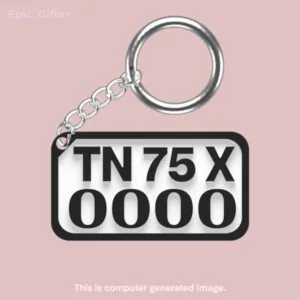 Personalized Bike/car keychain