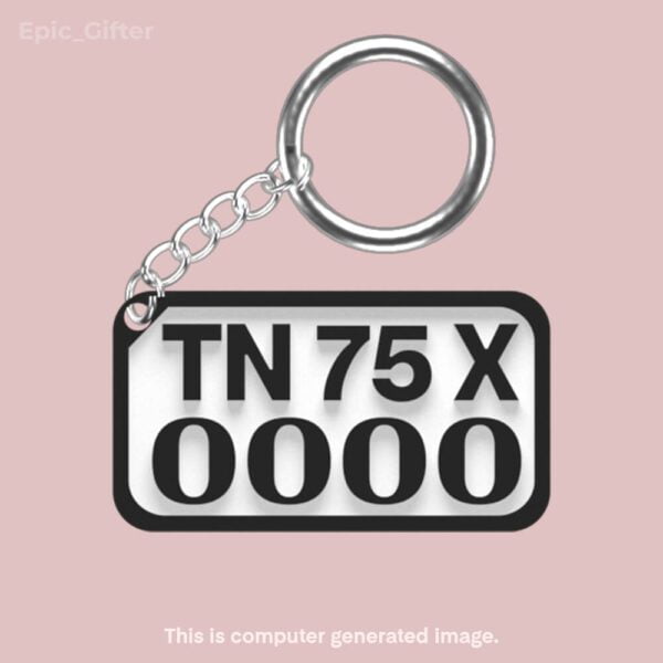 Personalized Bike/car keychain