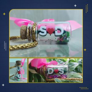 Dual Letter Wishing Bottle